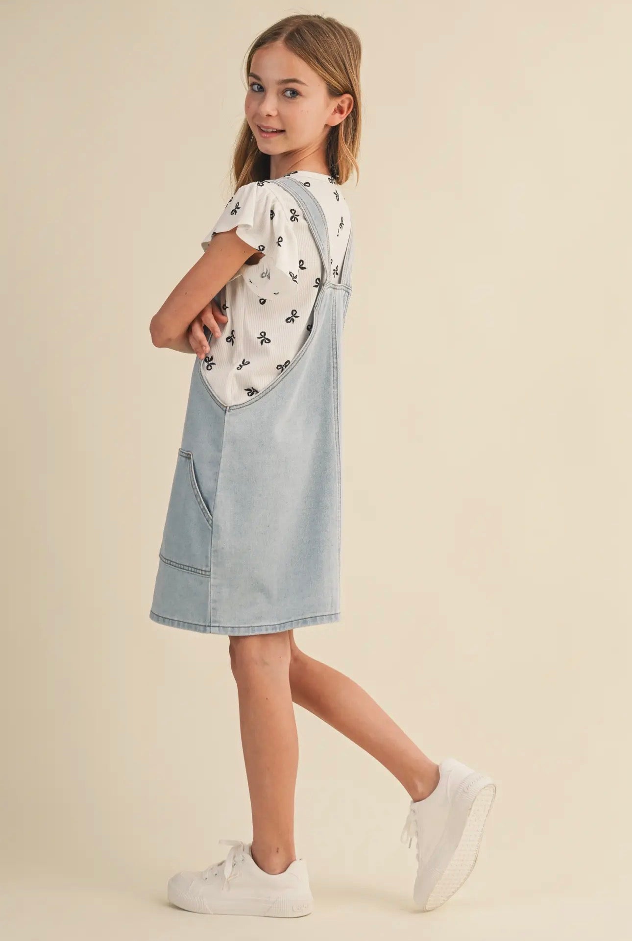 The Shimmer Shack Tween Everyday Denim Jumper