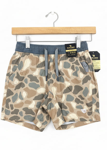 Burlebo Youth Pintail Camo Athletic Shorts