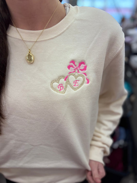 Love Locket Personalized Pocket Sweatshirt