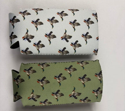 The Shimmer Shack Green Duck Koozie