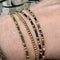14K Gold Filled and Camo Color Seed Bead Stretch Bracelets