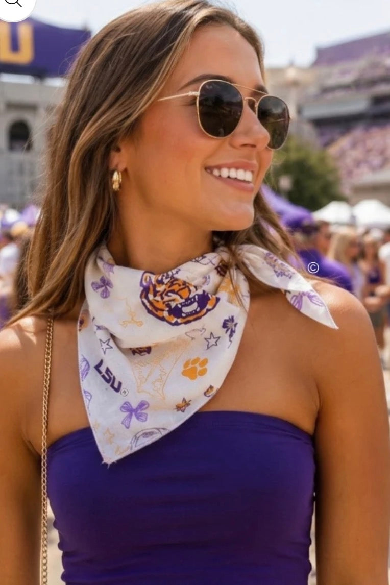 LSU Bandana