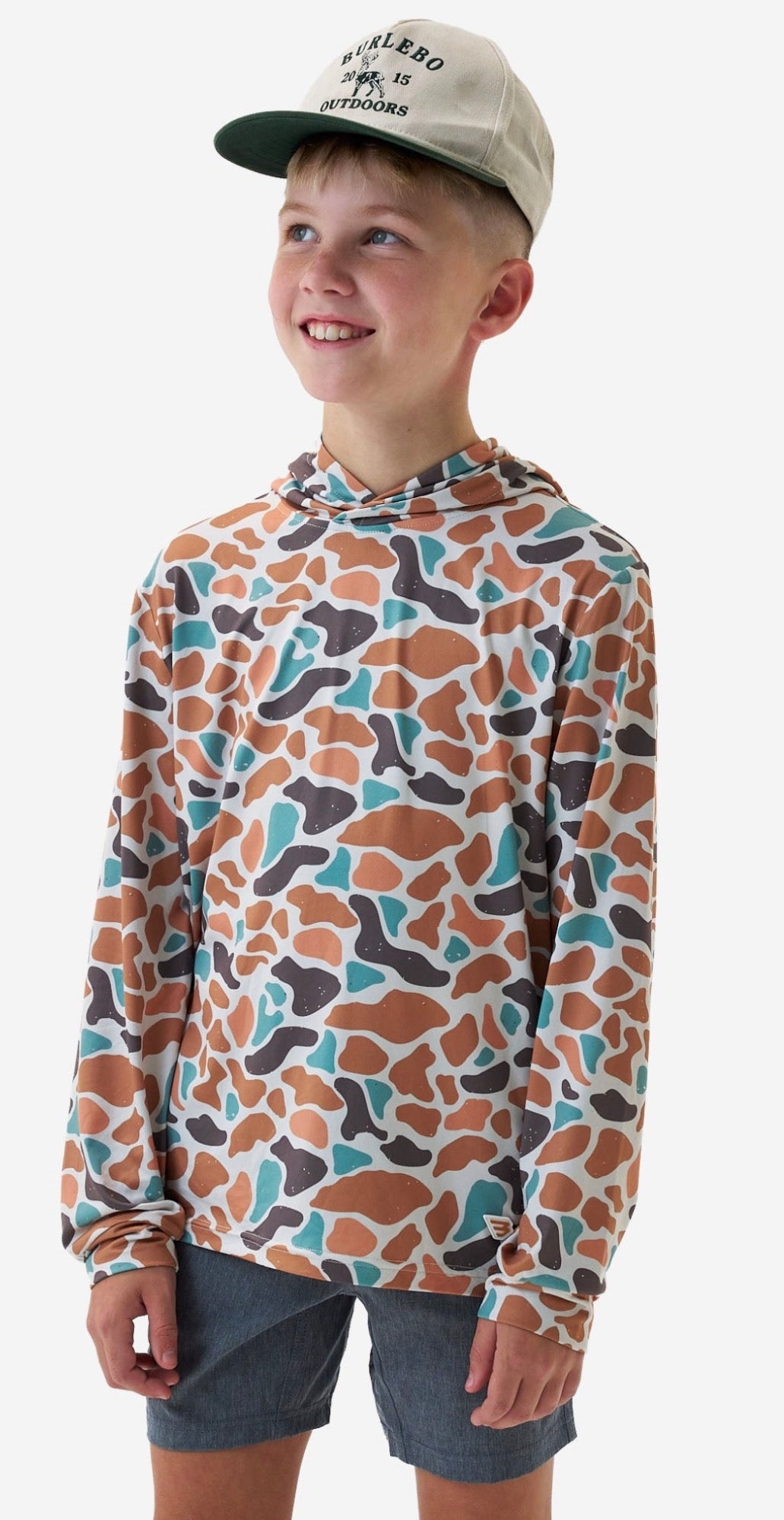 Youth Performance Hoodie - Bayside Camo