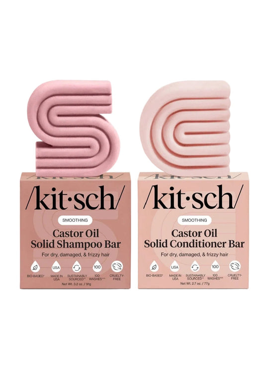 KITSCH - Castor Oil Nourishing Shampoo & Conditioner Bar Combo