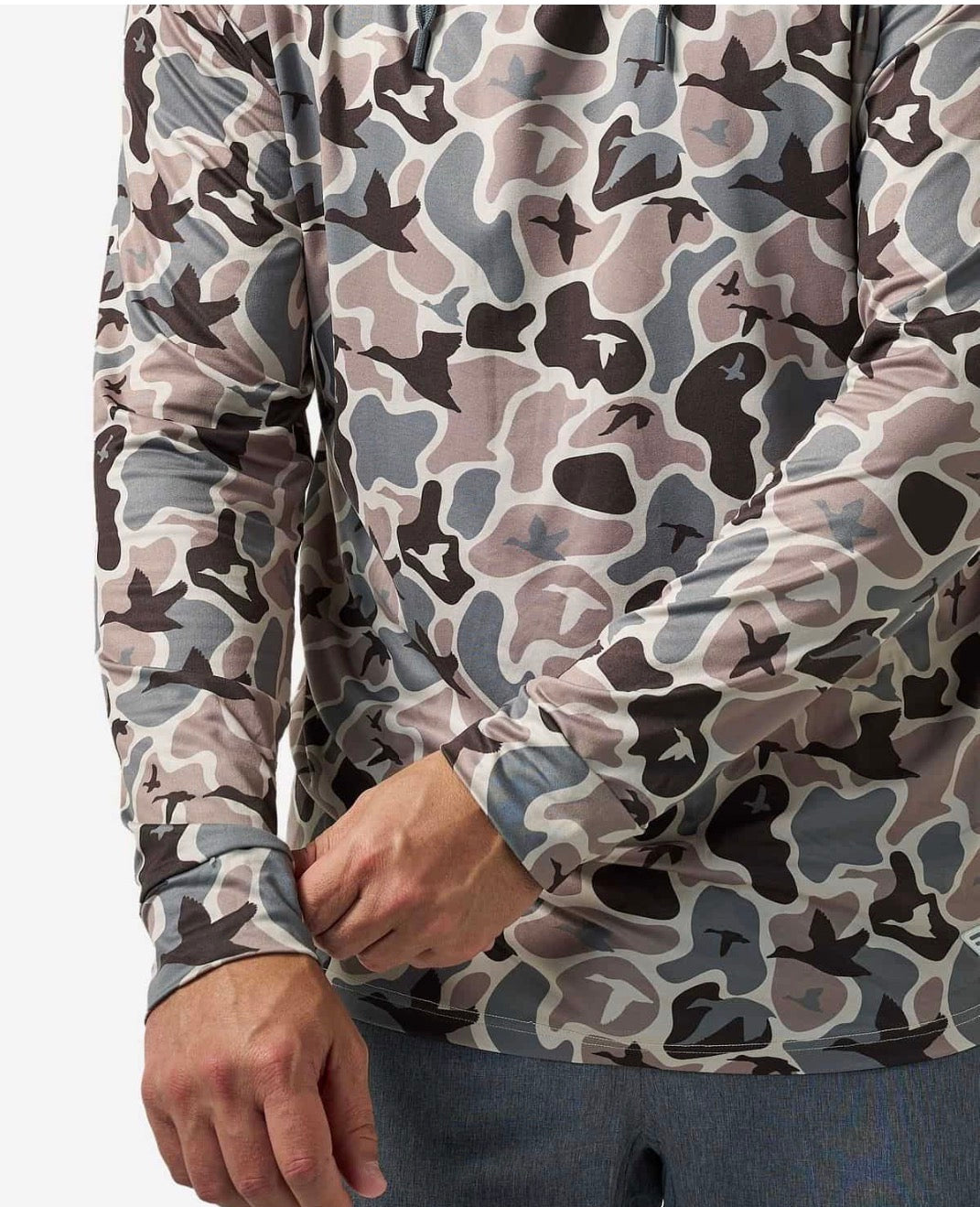 performance hoodie mallard mayhem camo