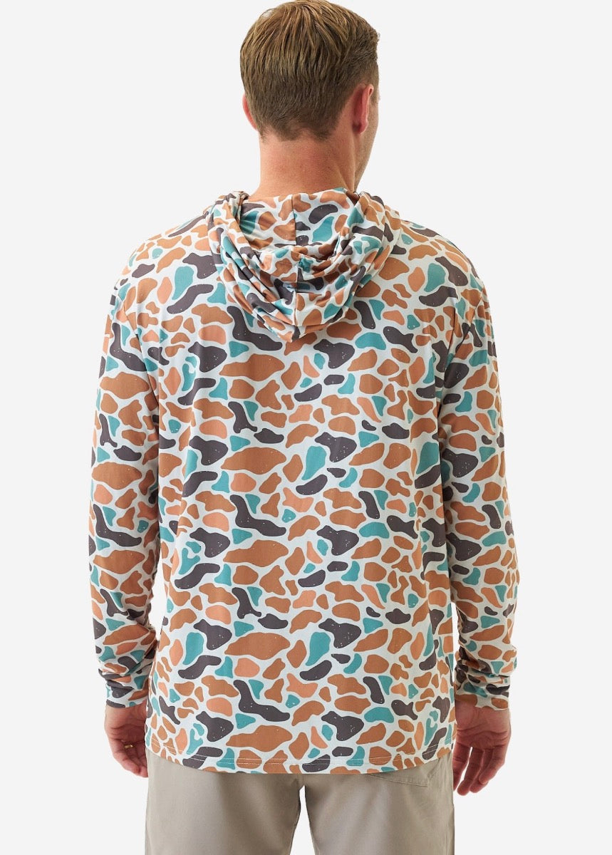 performance hoodie bayside camo