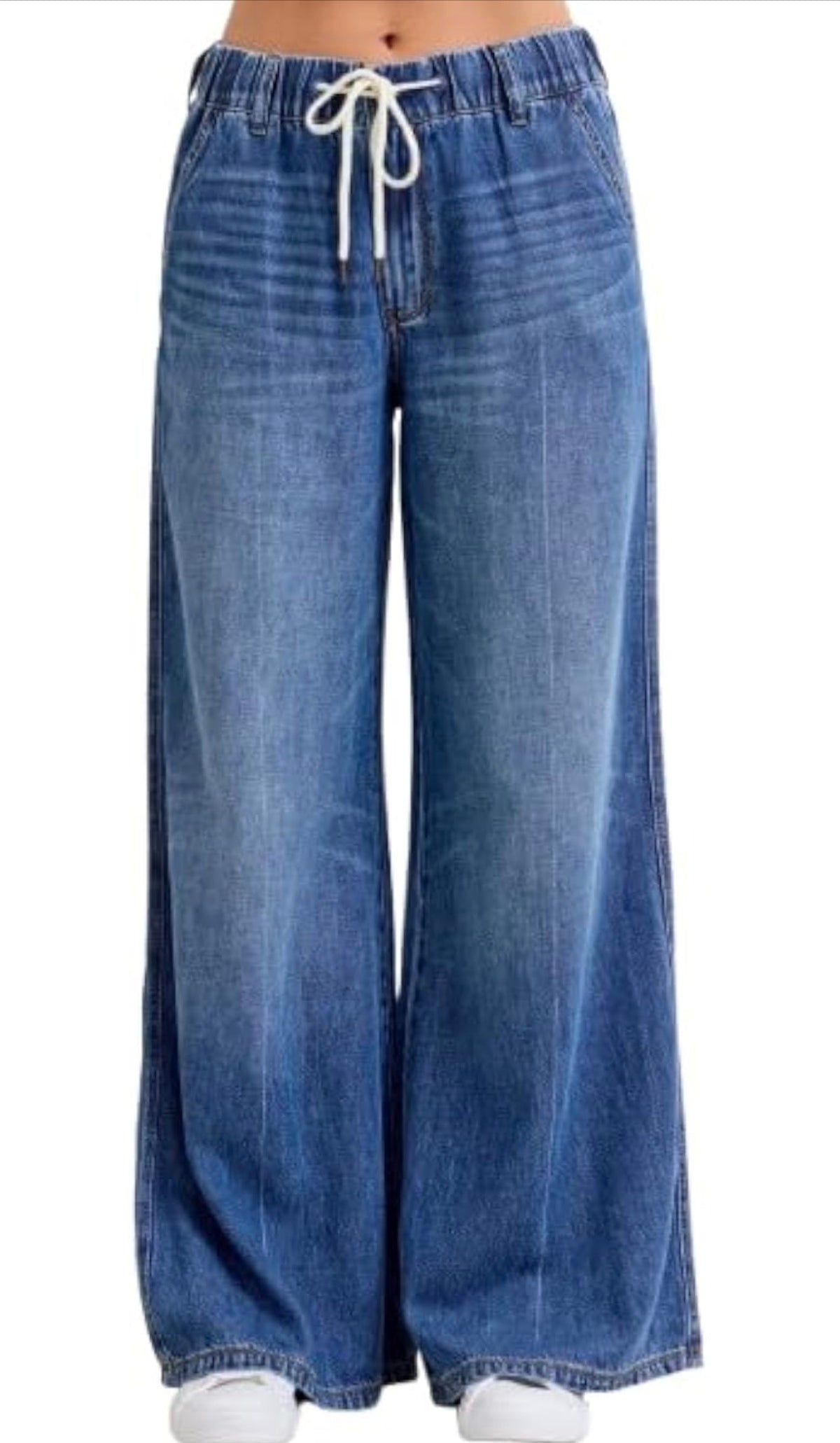 HW Featherweight Palazzo Shadow Light Judy Blue Jeans