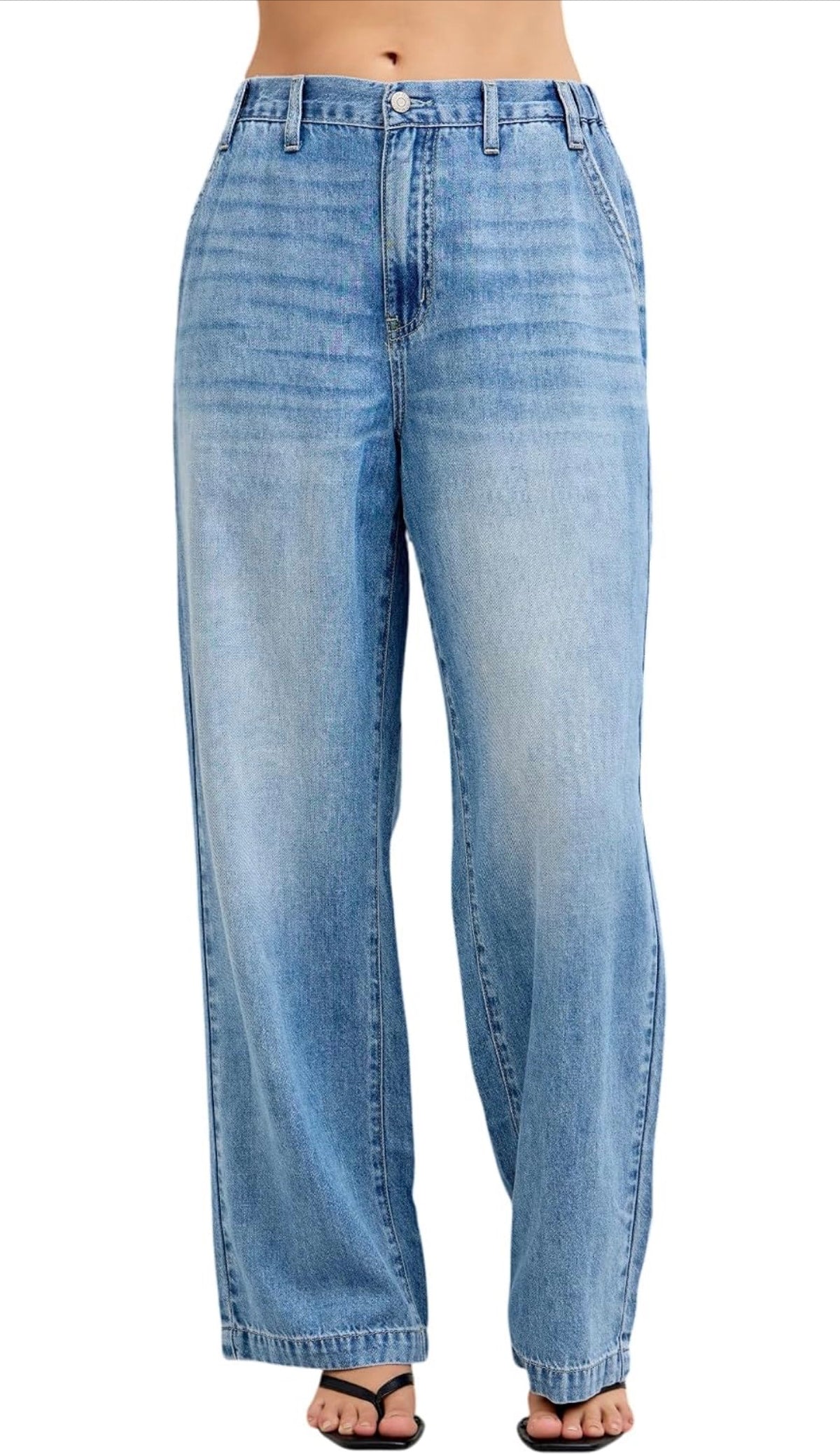 HW Featherweight Baggy Elasticated Judy Blue Jeans