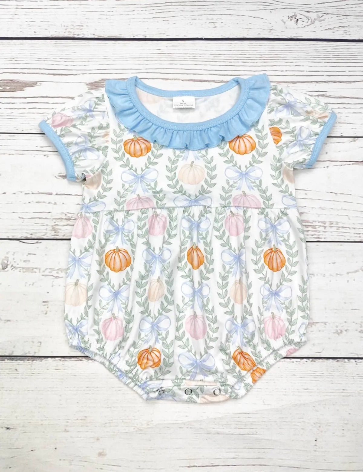 The Shimmer Shack Baby Bow Pumpkin Bubble