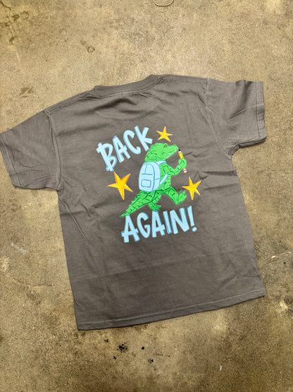 Guess who’s back blue tshirt