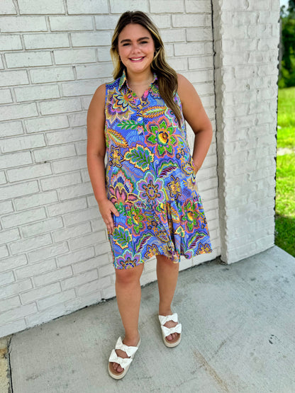 The Shimmer Shack PLUS Coastal Charm Dress