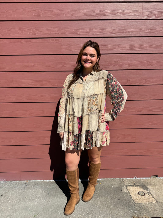 The Shimmer Shack Young threads boho Dress