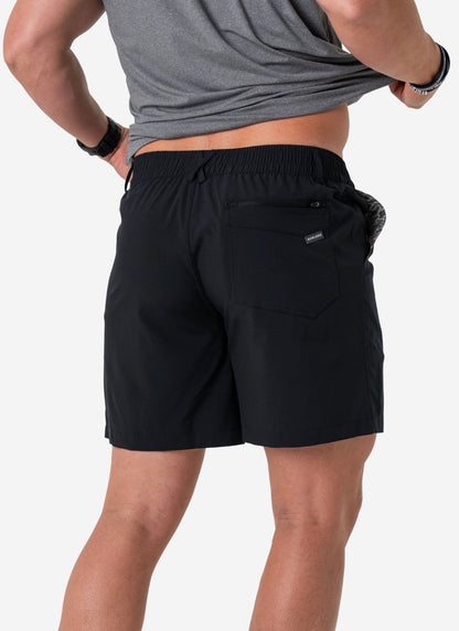 Everyday short matte black retro duck camo pocket