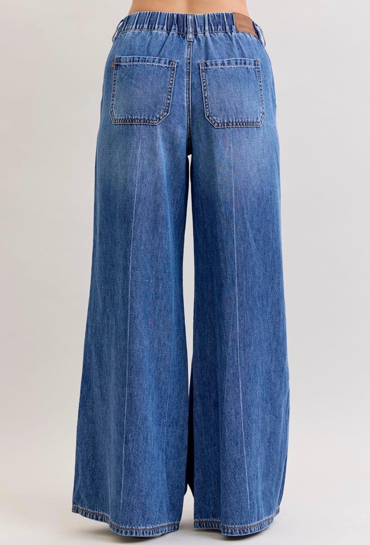 HW Featherweight Palazzo Shadow Light Judy Blue Jeans