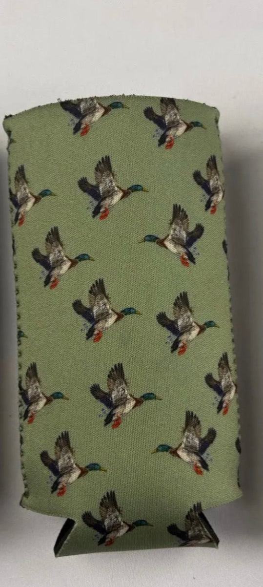 The Shimmer Shack Green Duck Koozie