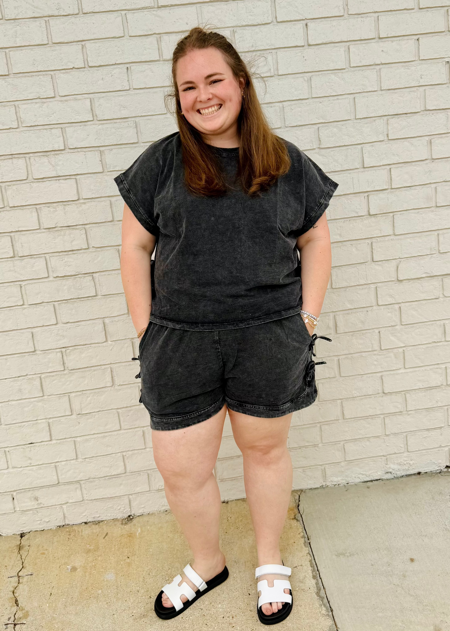 The Shimmer Shack Hayden Black Short Set