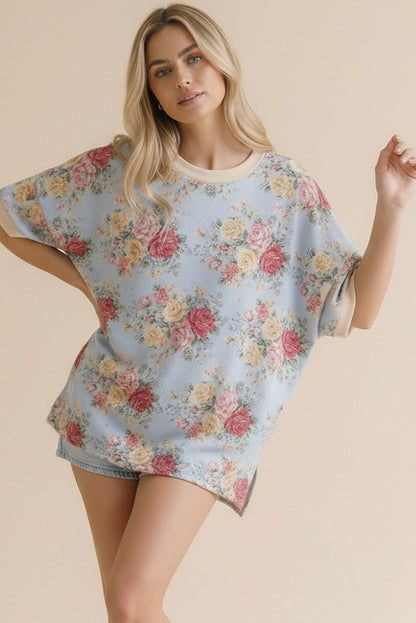 The Shimmer Shack PLUS Haptics Floral Top