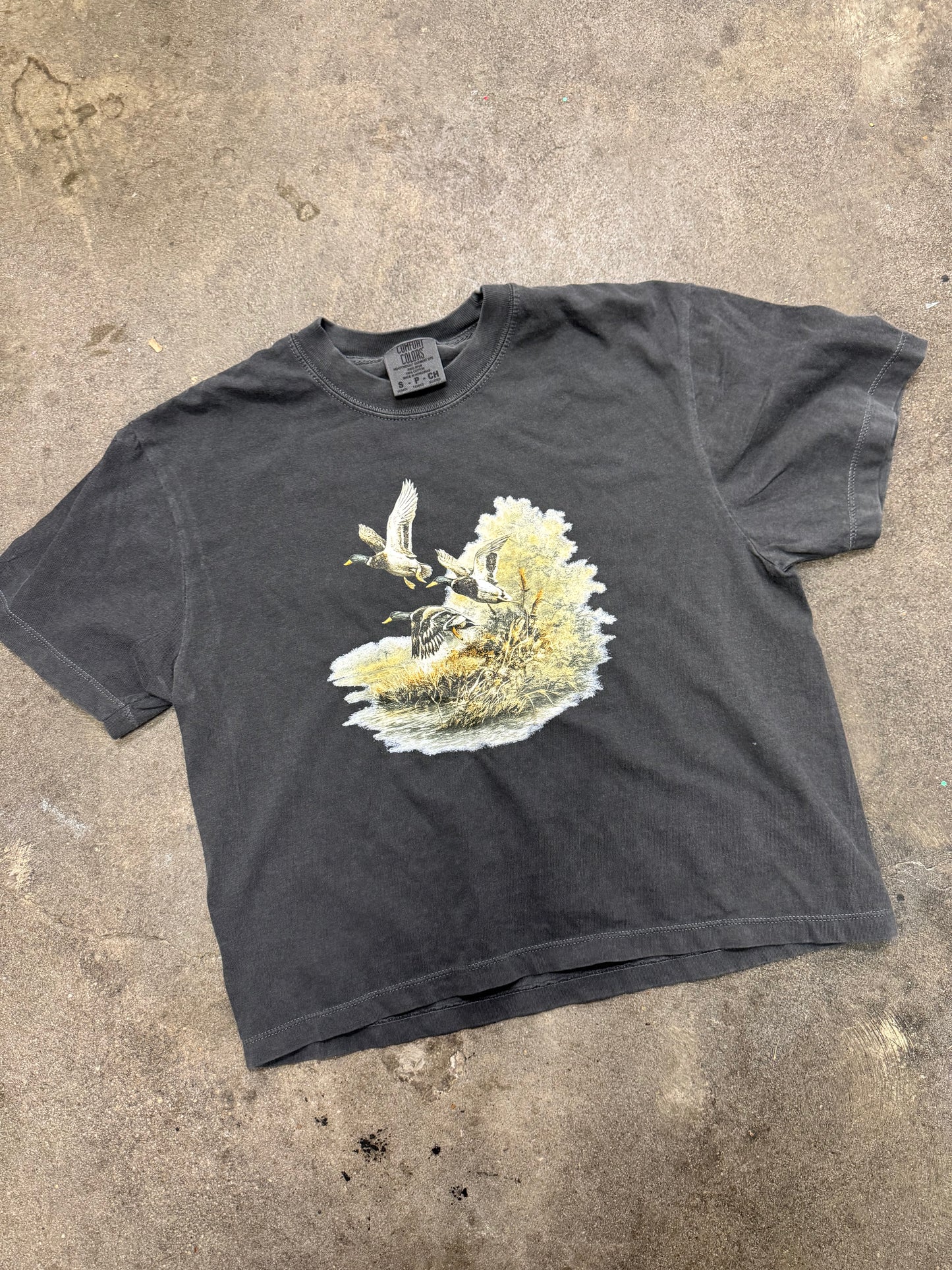 Duck woman's cropped Tshirt
