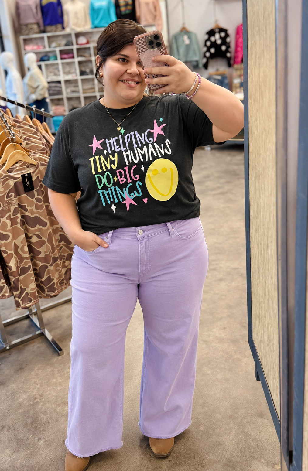 Helping tiny humans T-shirt