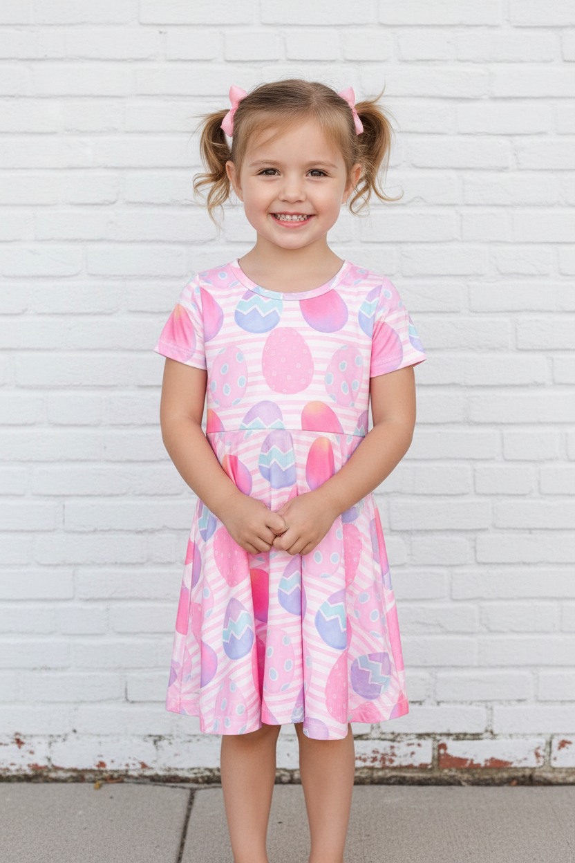 kids easter egg dresses