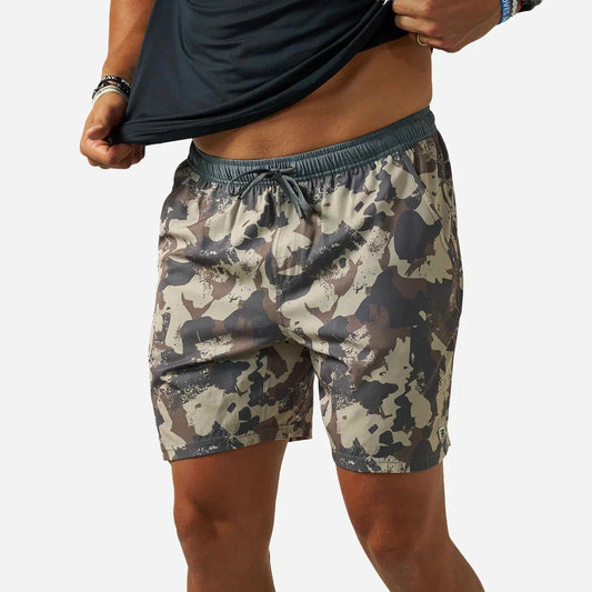 Burlebo athletic short splatter camo