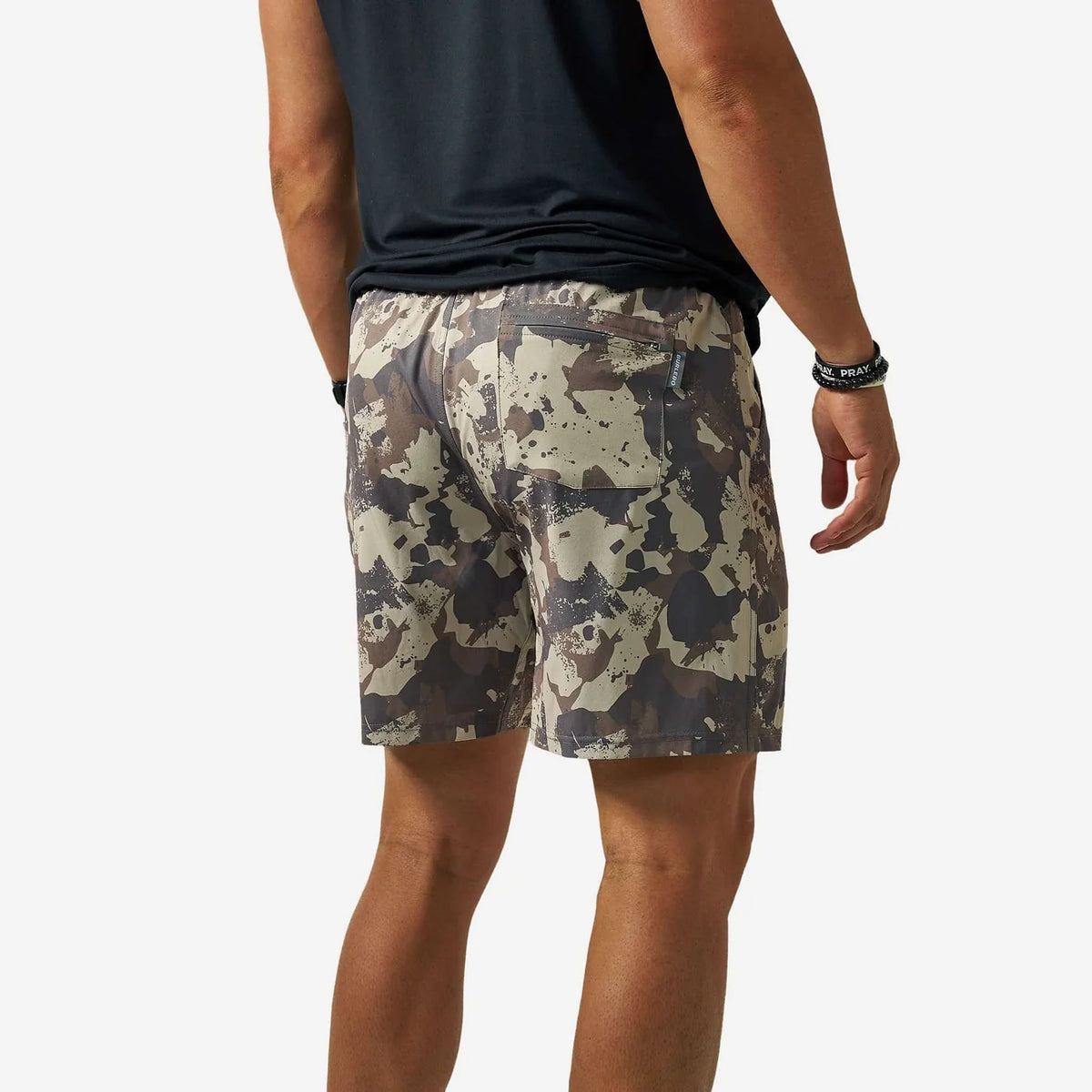 Burlebo athletic short splatter camo