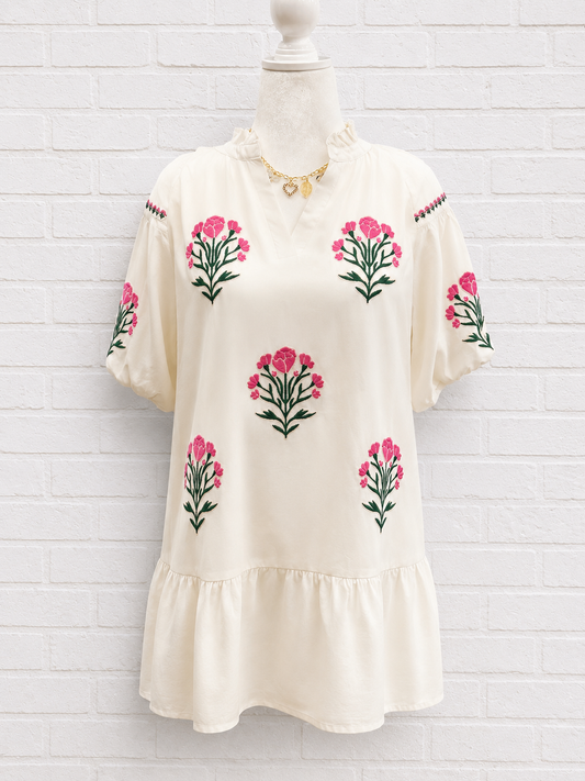 Southern charm floral plus dress