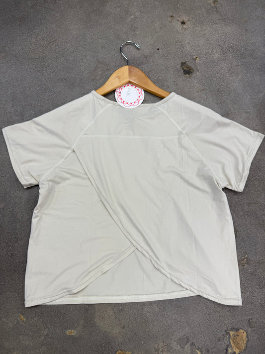 sand soft open back top