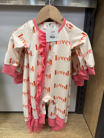 Loved John 3:16 Onesie Boy & Girl