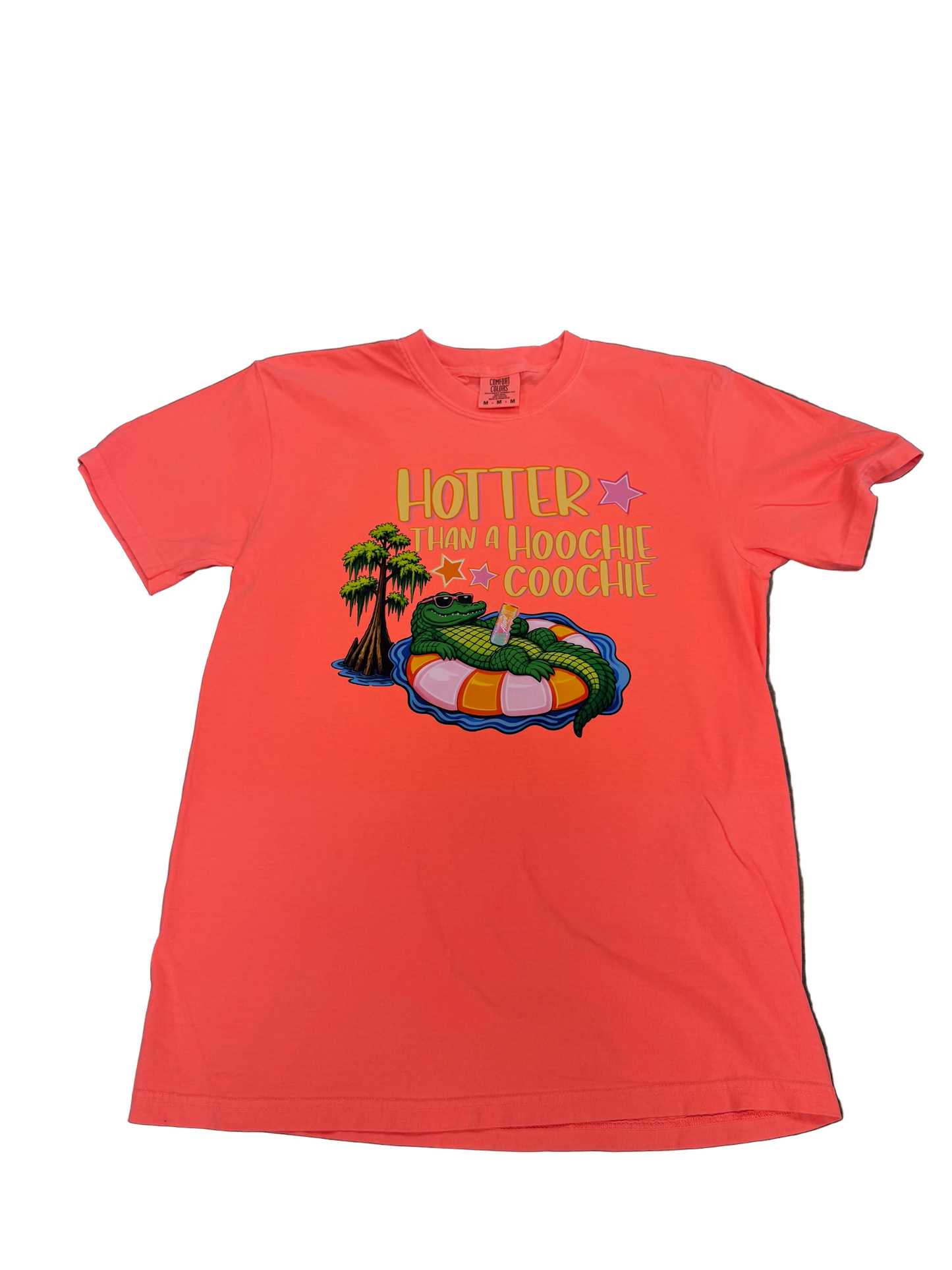 Hotter than a hoochie coochie comfort color tshirt