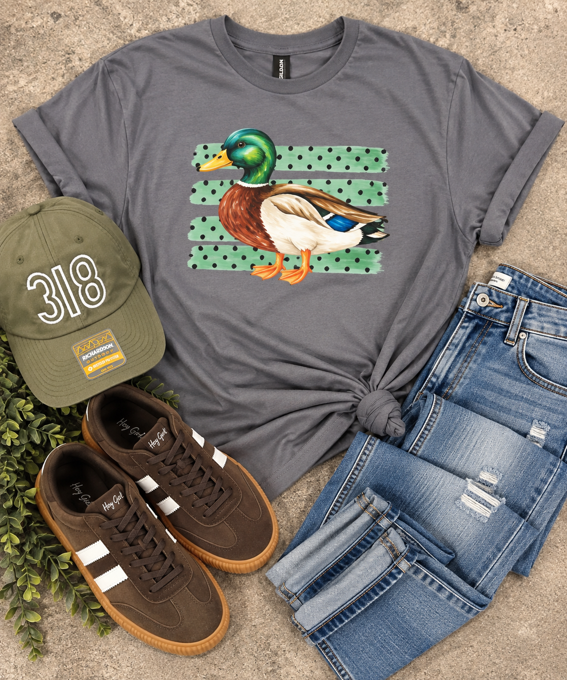 Cute Duck Print T-Shirt