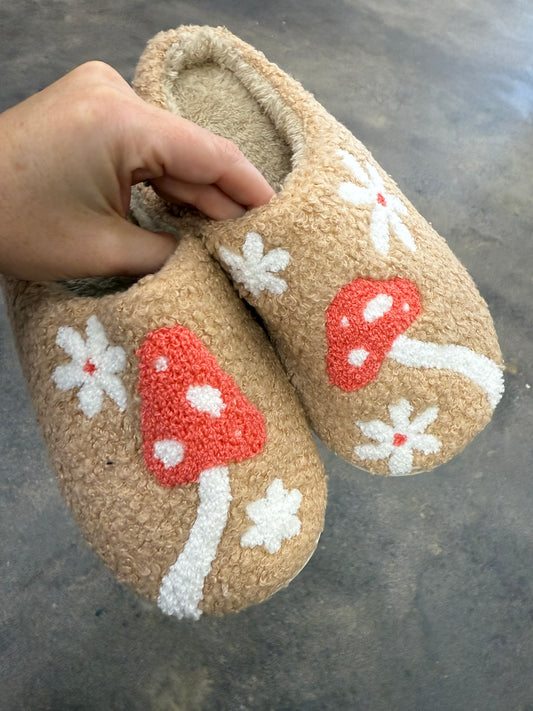 Mushroom slippers