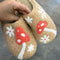 Mushroom slippers