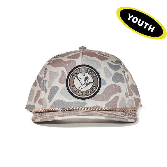 Burlebo YOUTH Circle Mallard Classic Deer Camo Cap