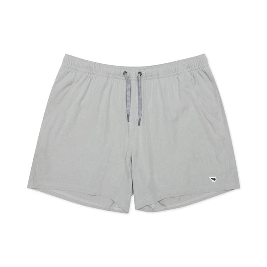 Burlebo Light Grey Athletic Short with Aztec Liner