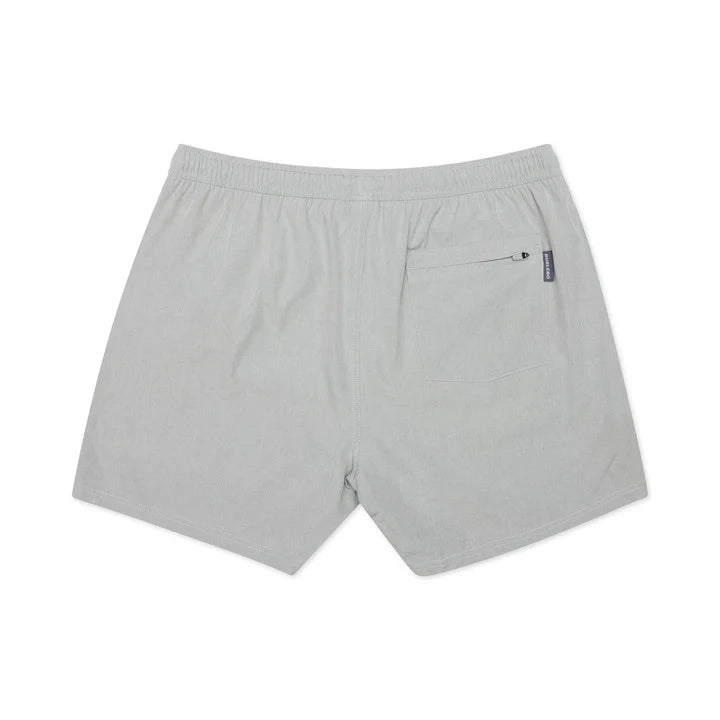Burlebo Light Grey Athletic Short with Aztec Liner