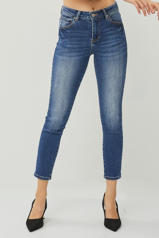 Denim Risen PLUS Risen High Rise Basic Ankle Skinnies