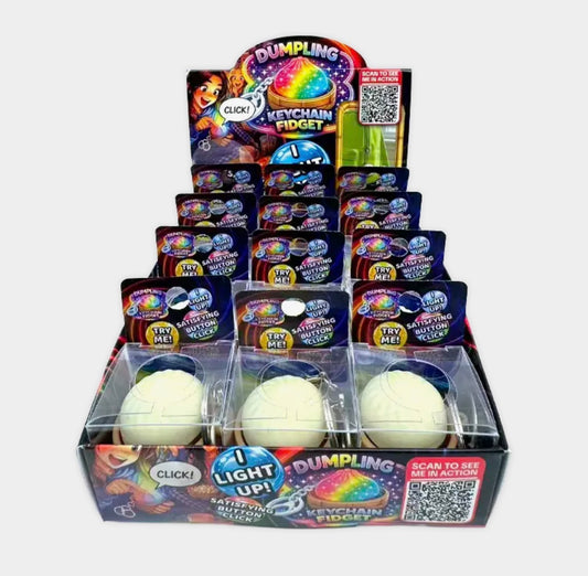 The Shimmer Shack Fun Doh Light Up Dumpling Keychain