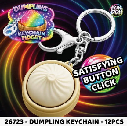 The Shimmer Shack Fun Doh Light Up Dumpling Keychain
