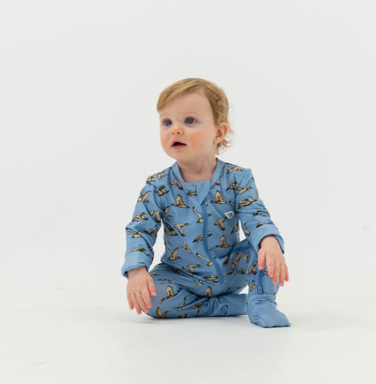 Burlebo Burlebo Baby Zip Up Jumbo Mallards