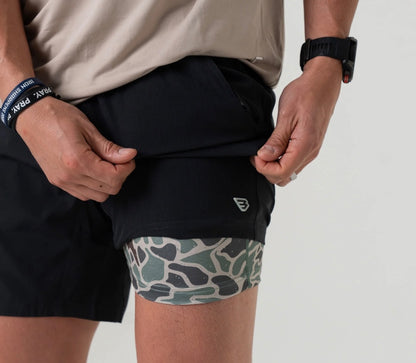 Burlebo Black Athletic Shorts