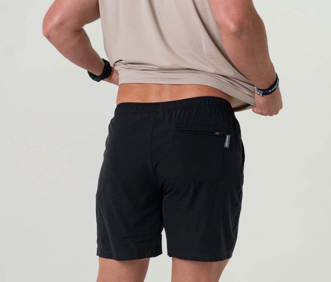 Burlebo Black Athletic Shorts