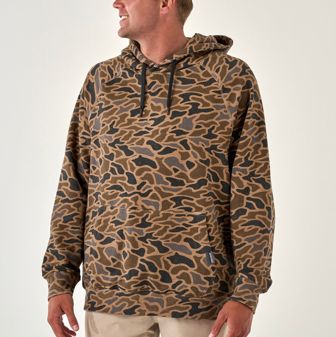 Burlebo Gage Camo Fleece Hoodie