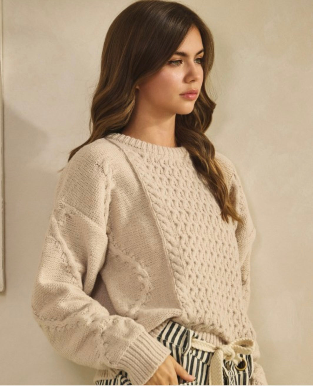 Classic Knit Pattern Sweater