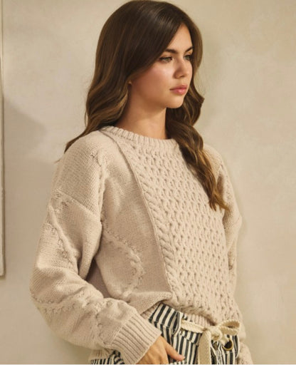 Classic Knit Pattern Sweater
