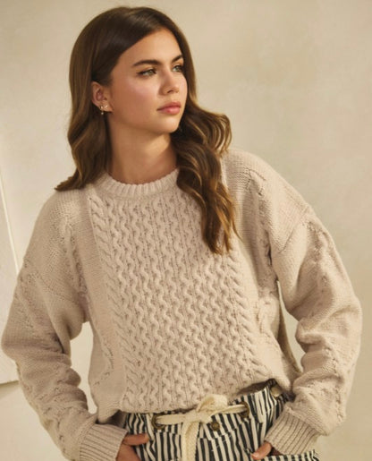 Classic Knit Pattern Sweater