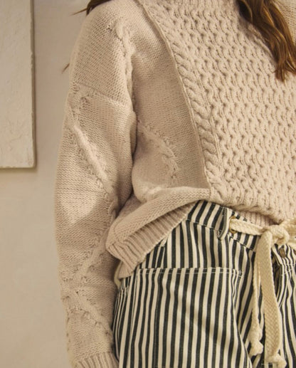 Classic Knit Pattern Sweater