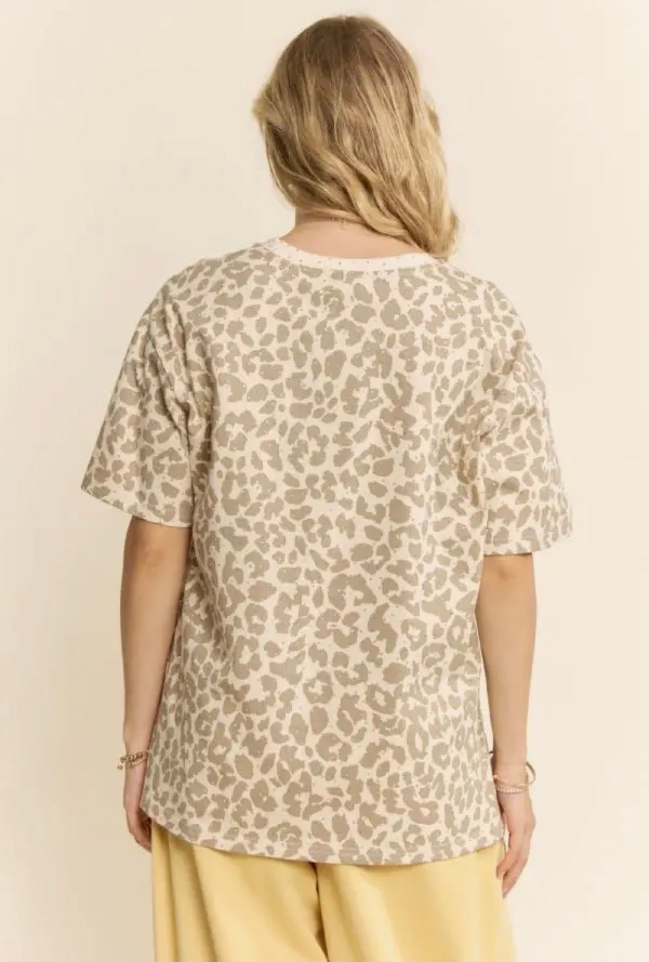 The Shimmer Shack Davi & Dani Rhinestone Leo Tee