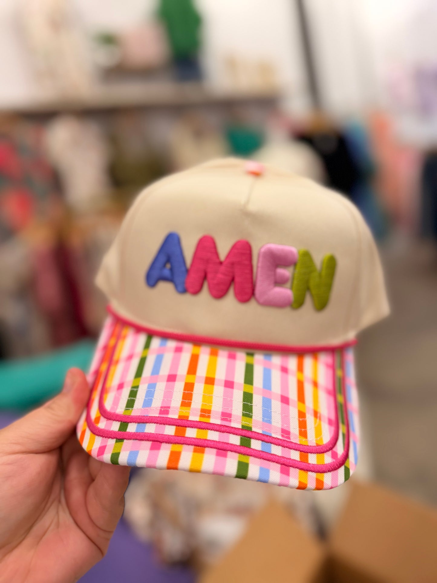 The Shimmer Shack Amen Hat