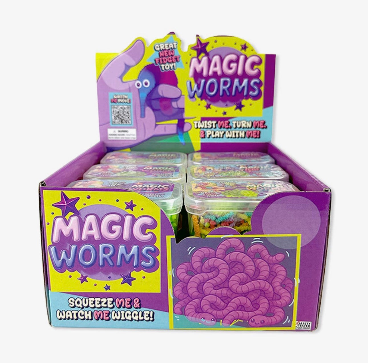 The Shimmer Shack Magic Worms Squishy